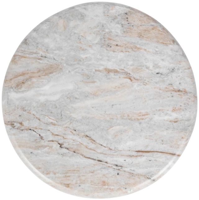Classic Home Huxley Rusty Gray Marble End Table-2