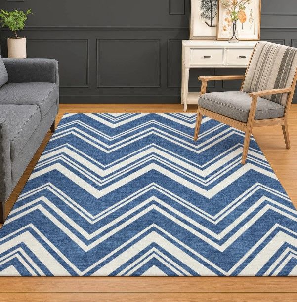Dalyn™ Rug Company The Reserve TR17 Blue 5'x8' Area Rug-4