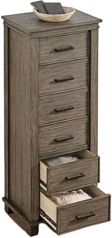 A-America® Glacier Point Gray Stone Lingerie Chest-2
