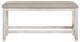 Homelegance® Savile Brushed Antique White/Light Gray Counter Height Bench-2