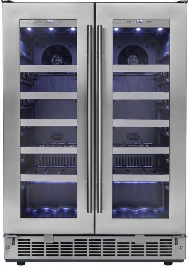 Silhouette® Professional Napa 24” Stainless Steel Wine Cooler-0