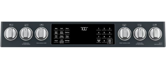 Café™ 30" Matte Black Slide-In Gas Range-3