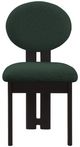 Meridian Furniture Napa Green/Black Boucle Upholstered Dining Chair-1