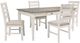 Signature Design by Ashley® Skempton 5-Piece White/Light Brown Dining Set-0