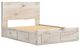 Benchcraft® Lawroy Light Natural Queen Storage Panel Bed-4