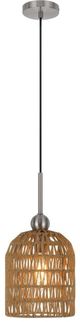 Cal® Lighting & Accessories Depok Burlap Pendant-1