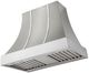 AGA Cascade 36" Stainless Steel Wall Mounted Range Hood  with Polished Chrome Trim-0
