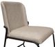 International Furniture Direct Seating Black/Ivory Side Chair-2