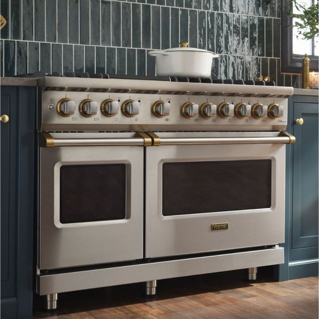 Viking® 5 Series 36" Stainless Steel Pro Style Dual Fuel Range-1
