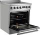 FORNO® Torino Series Alta Qualita 30" Stainless Steel Freestanding Induction Range-4