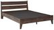 Signature Design by Ashley® Calverson Mocha Queen Panel Platform Bed-2