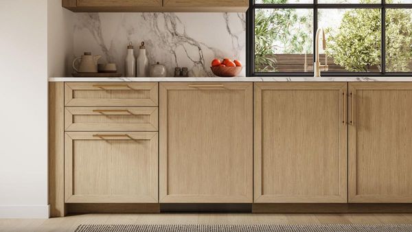 A Bosch 800 Series Dishwasher in a modern kitchen A Bosch 800 Series Dishwasher in a modern kitchen