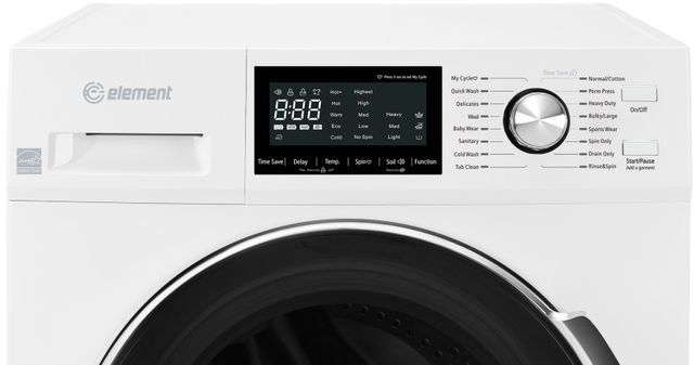 Element® 2.7 Cu. Ft. White Front Load Compact Washer-3