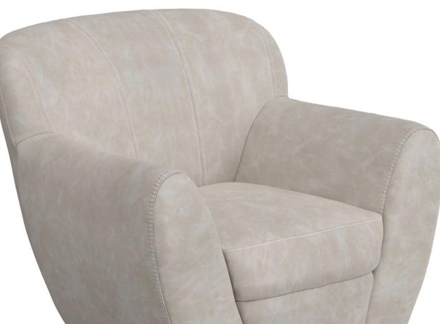 International Furniture Direct Tamesis Ivory Swivel Accent Chair-4