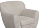 International Furniture Direct Tamesis Ivory Swivel Accent Chair-4