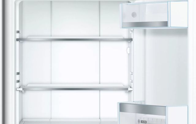 Bosch® 800 Series 22" 8.3 Cu. Ft. Custom Panel Built-In Counter Depth Bottom Freezer Refrigerator-2