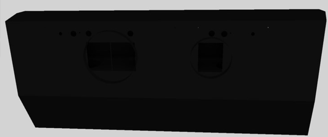 Vent-A-Hood® 54" Black Wall Mounted Liner Insert-1