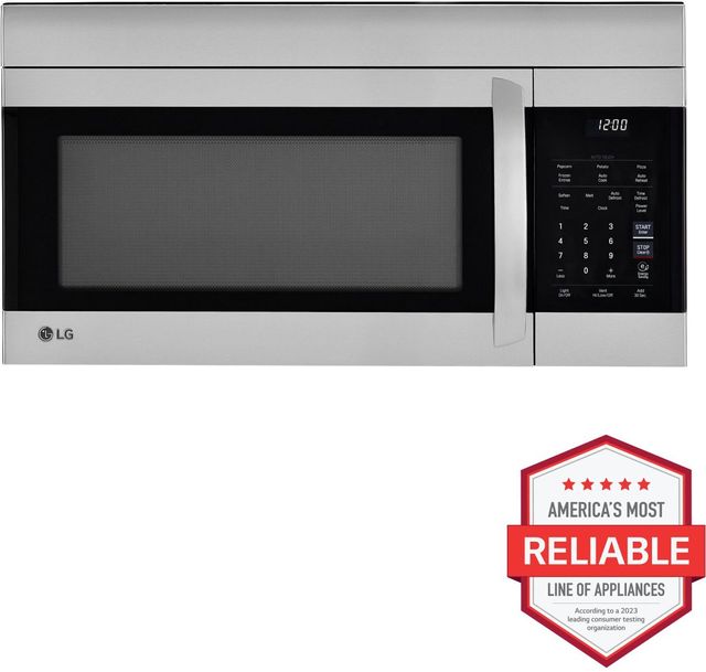 LG 1.7 Cu. Ft. Stainless Steel Over The Range Microwave-1