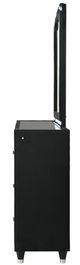 Coaster®  Lorient Black LED Flame Box Dresser and Mirror-4