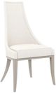 Caracole® Tall Order Caracole Classic Soft Silver Paint/White Dining Side Chair-0