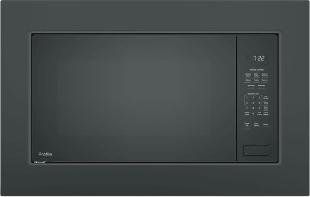 GE® 29.75" Black Built In Microwave Trim-1