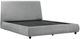 Mazin Furniture Alford Gray King Platform Bed-4