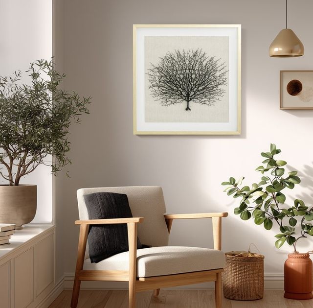 YHD Sea Fan Shadow I Wall Art-1