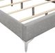 New Classic® Home Furnishings Huxley Gray Queen Panel Bed-4