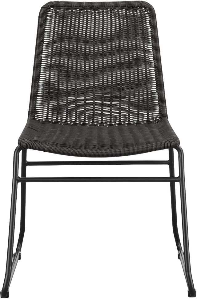 Coaster® Dacy 2-Piece Brown/Sandy Black Upholstered Dining Chairs-1