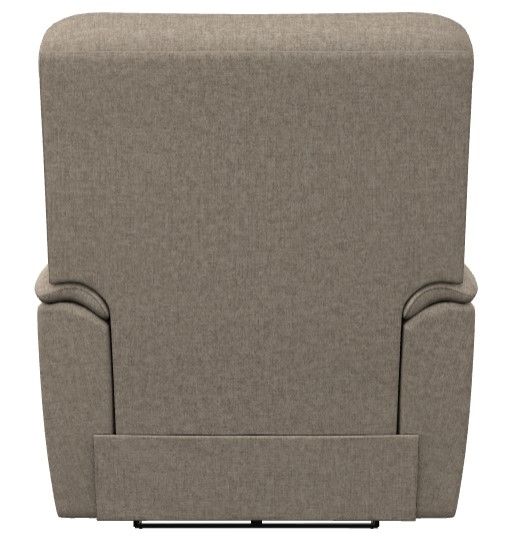 La-Z-Boy® Trouper Grey Leather Power Wall Recliner with Headrest and -4