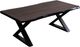 Porter International Designs Manzanita Midnight Coffee Table with X Base-2
