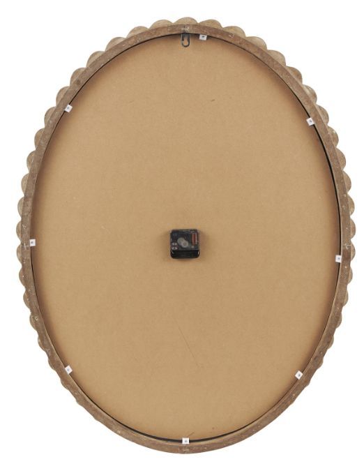 Deco Marche Brown Twisted Frame Wall Clock-2