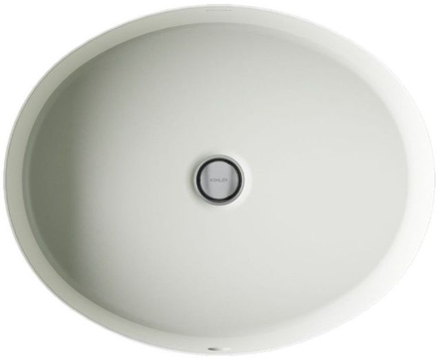 Kohler Verticyl® Dune 19.25" Oval Undermount Bathroom Sink-1