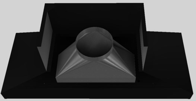 Vent-A-Hood® 60" Black Wall Mounted Range Hood-1