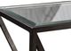 Liberty Furniture Arista Glass Top End Table with Cobblestone Brown/Gray Base-3