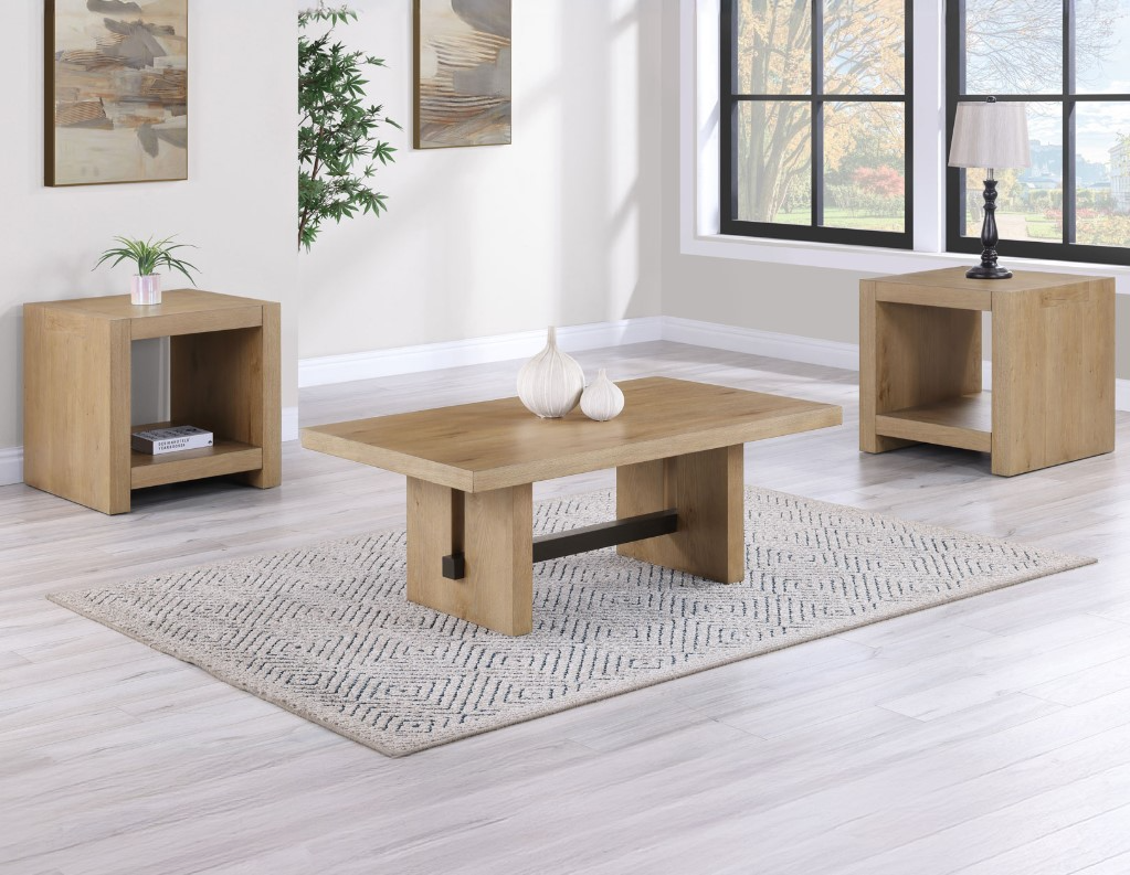 Steve Silver Co. Aubrey Driftwood Coffee Table | Troy Brand