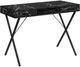 Monarch Specialties Inc. Black/Black Marble Computer Desk-0