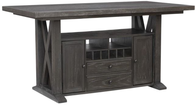 Legacy Classic Briarwood Sable Counter Height Dining Table with Storage-0