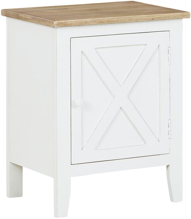 Signature Design by Ashley® Gylesburg Cream/Brown Accent Cabinet-1