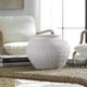 Uttermost® Floreana White Round Vase-3