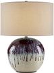 Currey & Company Bessbrook Blue/Off-White Table Lamp-0