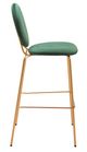 Zuo® Modern Odessa Gold/Green Barstool-1