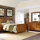 Liberty Furniture Grandpas Cabin 4-Piece Aged Oak Queen Sleigh Bedroom Set with Chest-1