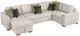 Homelegance® Isla 4-Piece Sand U-Shape Sectional and Reversible Chaise-0