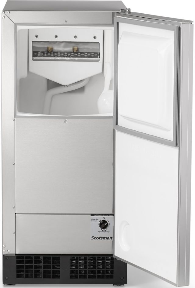 Scotsman® 15" 30 lb. Legacy Gourmet Stainless Steel Cuber Ice Maker-2