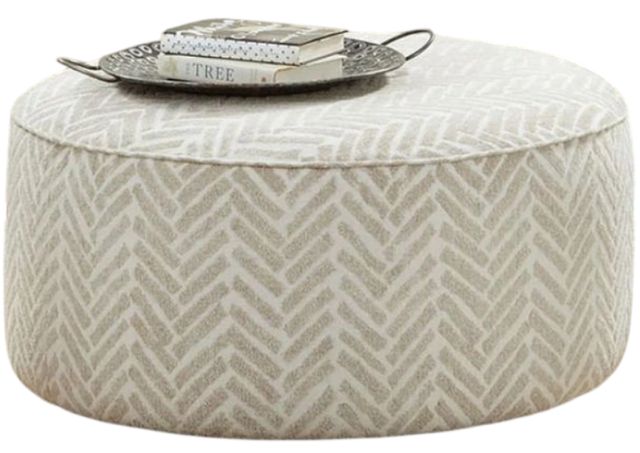 Furniture of America® Saltney Beige Ottoman-0
