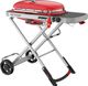 Weber® Traveler Single Burner Red Portable Liquid Propane Gas Grill-1