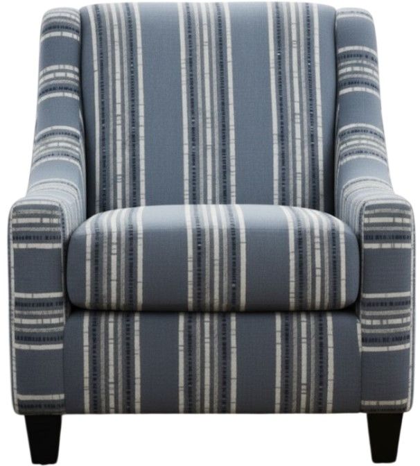 Fusion Furniture Wowza Sea Grove Navy Accent Chair-2