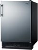 Summit® 24" 5.3 Cu. Ft. Stainless Steel Under The Counter Refrigerator-2