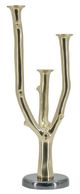 A & B Home Polished Gold Multi Taper Candle Holder-2